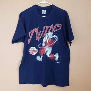 NWOT DEADSTOCK VINTAGE TWINS TEE LARGE!